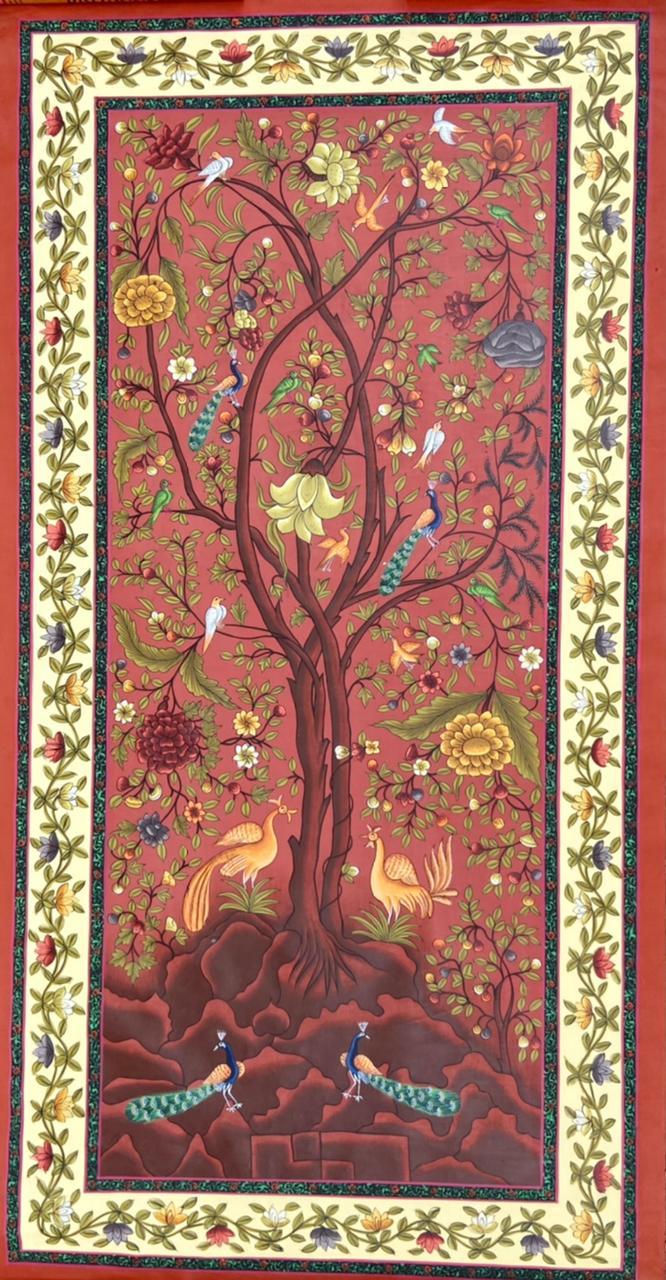 Chintz painting sample