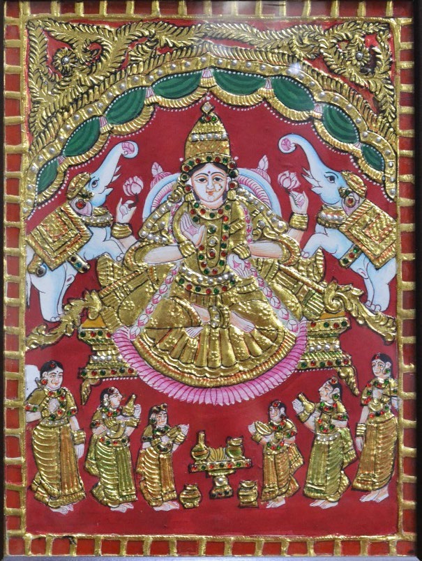 Tanjore painting sample
